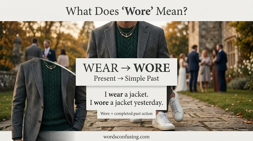 What Does “Wore” Mean?