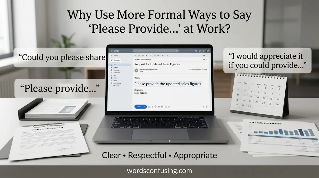 Why Use More Formal Ways to Say “Please Provide…” at Work?