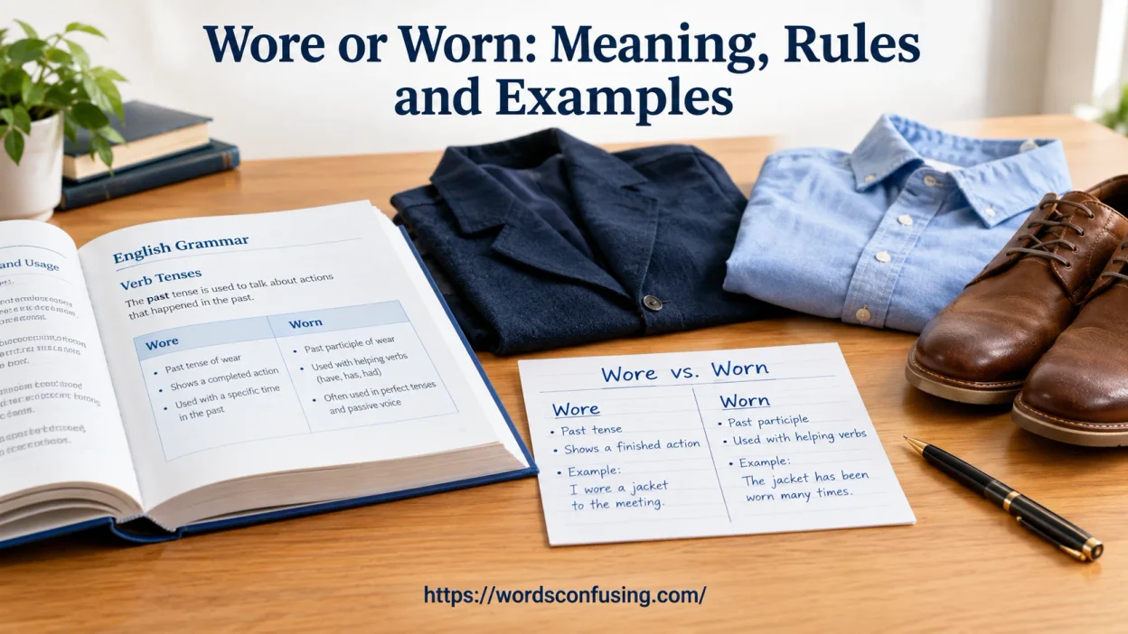 Wore or Worn